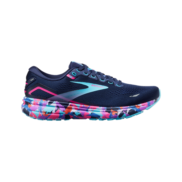 Brooks Women's Ghost 15 *N/A 7/5/23 Eclipse/Baja Blue/Pink