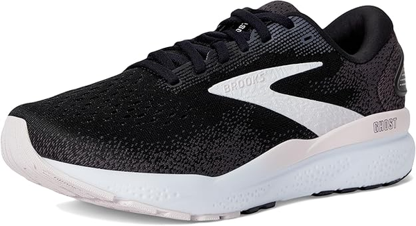 Brooks Women's Ghost 16 077 Black/White/Orchid Ice