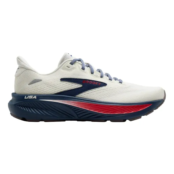 Brooks Men's Ghost 18 231 Coconut/Red/Blue