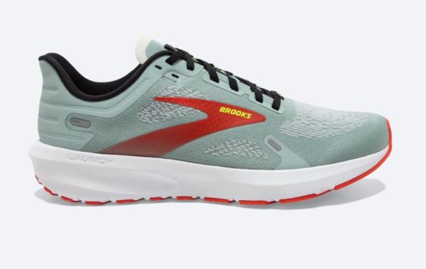 Brooks Men's Launch 9 413 Blue Surf/Black/Cherry Tomato