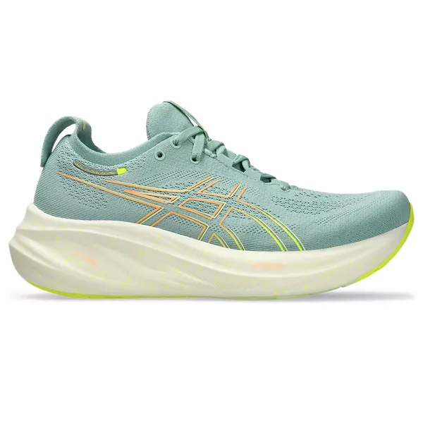 Asics Women's GEL-NIMBUS 26 301 LightCeladon/SafetyYellow