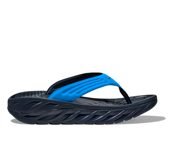 靴 HOKA ORA RECOVERY FLIP Hoka Men's ORA RECOVERY FLIP DBOSP DivaBlue/OuterSpace